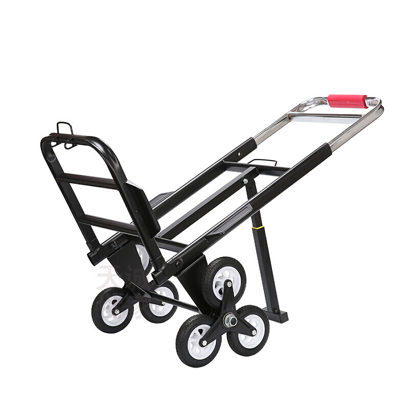 爬楼车载重六轮上下楼梯折叠家用行李手推小拉货车拖车搬运车