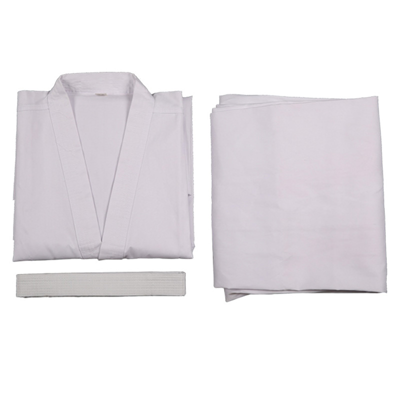 攀战 空手道服搏击服四季运动训练套装运动服XL白色