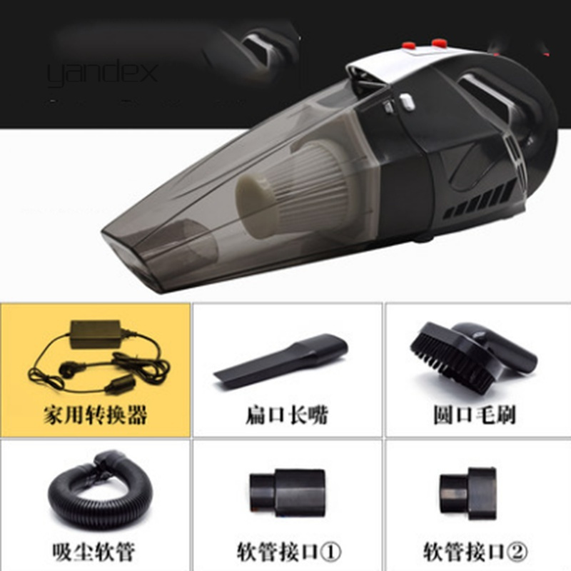 适用于车载吸尘器大功率120W汽车洗尘吸尘车用家用两用12V车内干湿吸力2