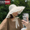 SHANCHAO亲子款蕾丝儿童渔夫帽女童夏季帽子宝宝透气沙滩遮阳太阳盆帽