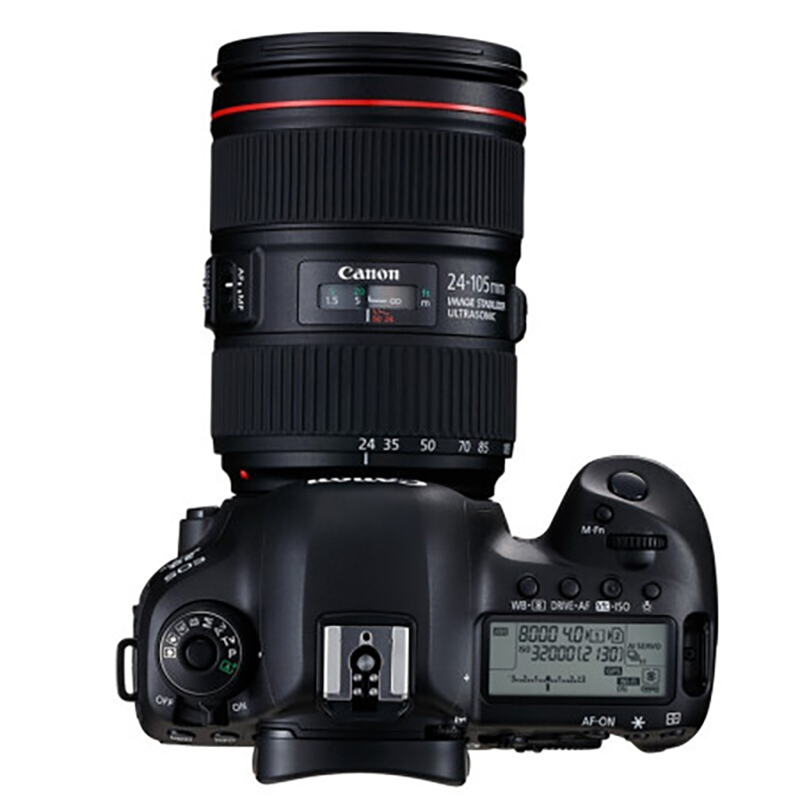 佳能单反相机 EOS 5D Mark IV 5D4 全画幅(EF 24-105 F4套机)