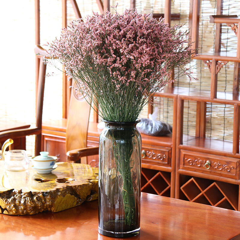 【家装节】※水晶干花装饰家居摆设长款摆件55-60cm满天星论斤卖ins红