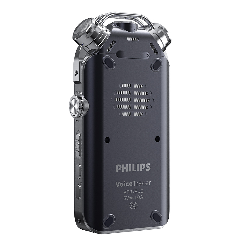 飞利浦（PHILIPS）录音笔7800专业远距离高清降噪会议采访取证学习上课培训录音笔
