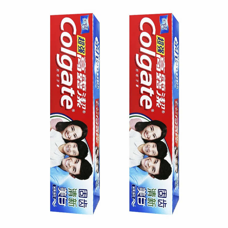 高露洁 固齿清新牙膏140g高清大图
