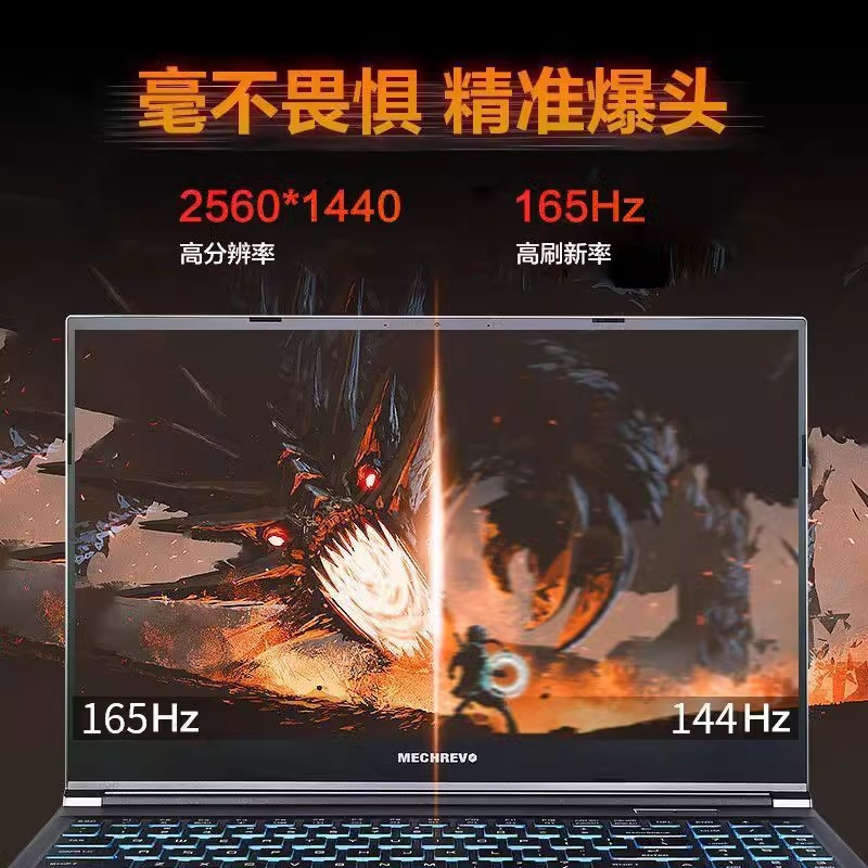 机械革命(MECHREVO)蛟龙15pro 游戏本笔记本15.6英寸电脑RTX4060独显学生电竞设计办公商务全能本(R7-8745H 16G 1TB 165HZ )