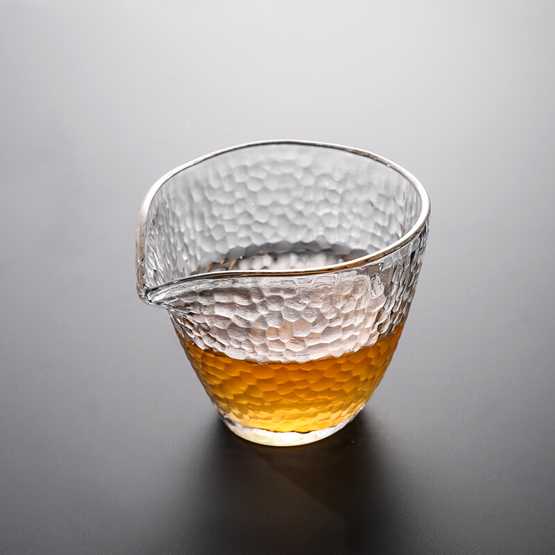 言艺(yanyi) 玻璃公道杯耐热分茶器功夫茶具配件套装大号茶海茶杯