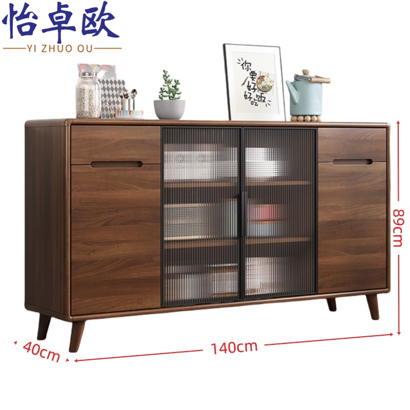 怡卓欧餐边柜70*40*130cm个高清大图