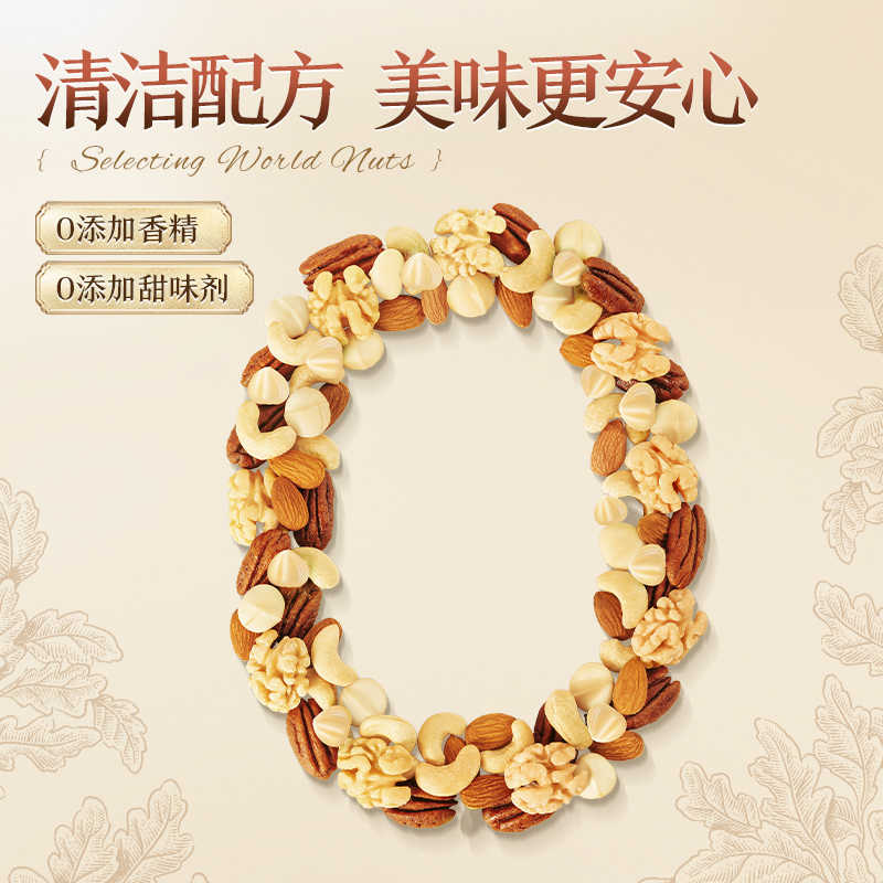 三只松鼠混合坚果礼盒1692克高级礼盒装健康美味坚果零食大礼包高清大图