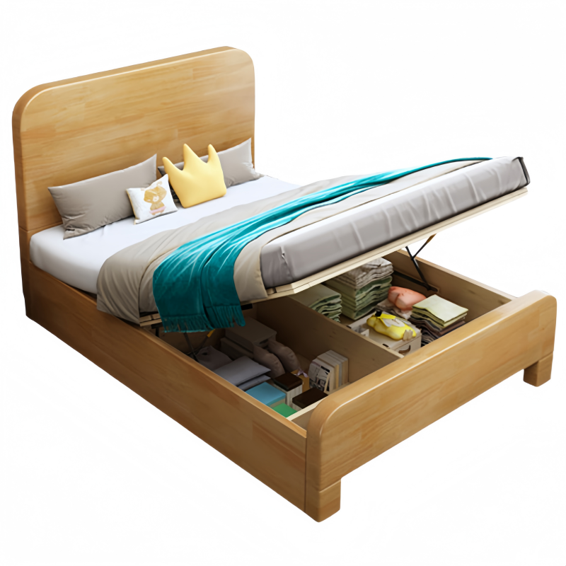 蕃蒂实木床高清大图