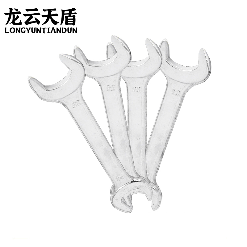 龙云天盾开口扳手双头呆扳手两用呆头扳手套装汽修扳手工具双开口双头扳手-22*24高清大图
