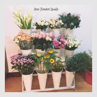 大号花店多层花架 花店货架 铁艺花架 鲜花货架 花店花桶 展示架定制