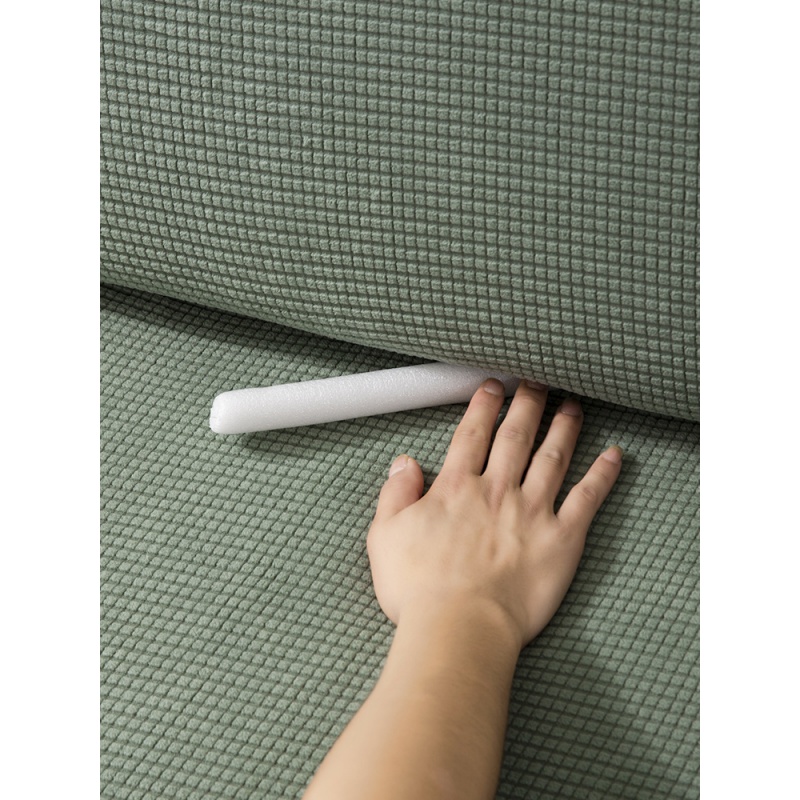 三人双人弹力全包萬能沙发套沙发套罩沙发垫通用全盖布 太古咖 XL码(测量长度235-300cm适用,一般用于四人位沙发)高清大图