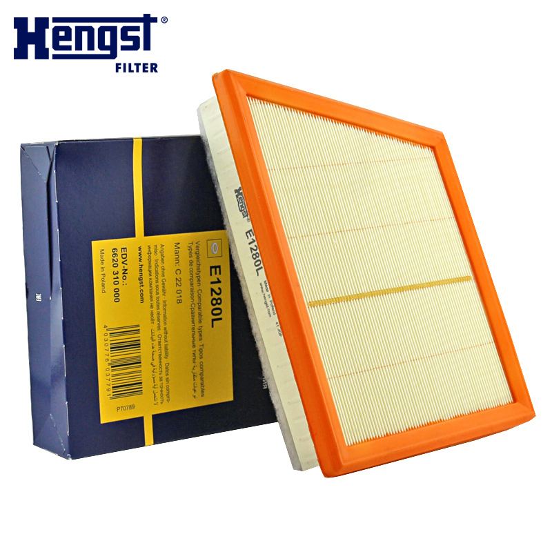 汉格斯特(hengst)空气滤清器.带粗滤E1280L适用于新宝马X1/X2系旅行 Mini3代 带粗滤
