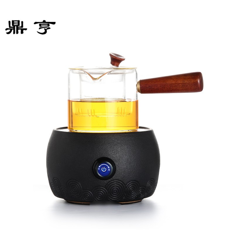鼎亨电陶炉煮茶 茶炉家用小型泡茶器迷你泡茶壶内胆过滤 耐高温侧