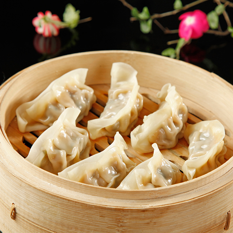 三全蒸煎饺方便早餐速食冷冻水饺约100个玉米猪肉煎饺1kg*2袋