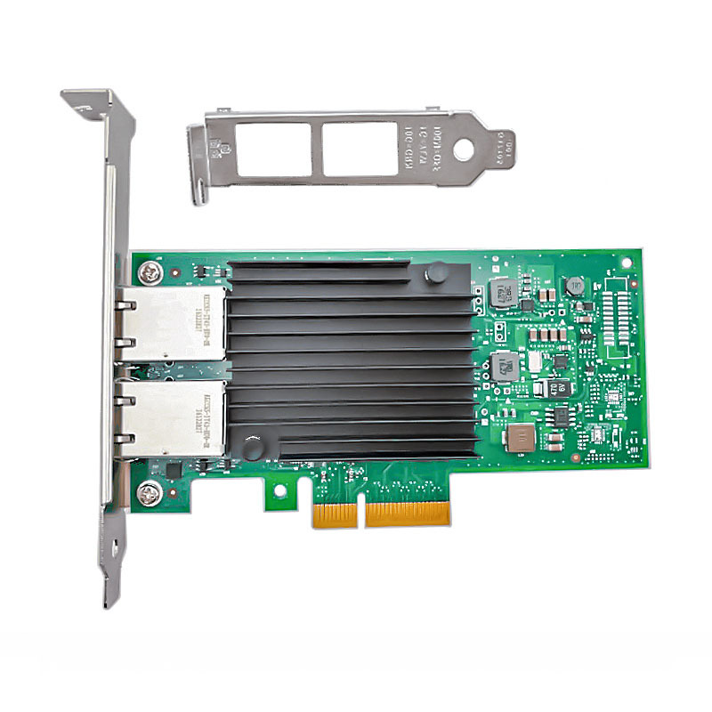 EB-LINK 网卡 intel英特尔X550-T2芯片PCI-E X4万兆双口服务器网卡10G电口铜缆链路聚合虚拟机