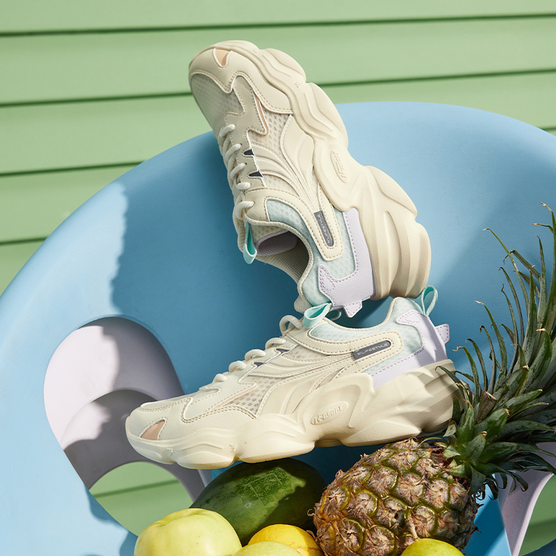 361°运动鞋女新款休闲百搭老爹鞋682216764F高清大图