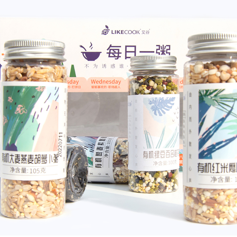 艾谷有机每日一粥礼盒630g(6小罐)