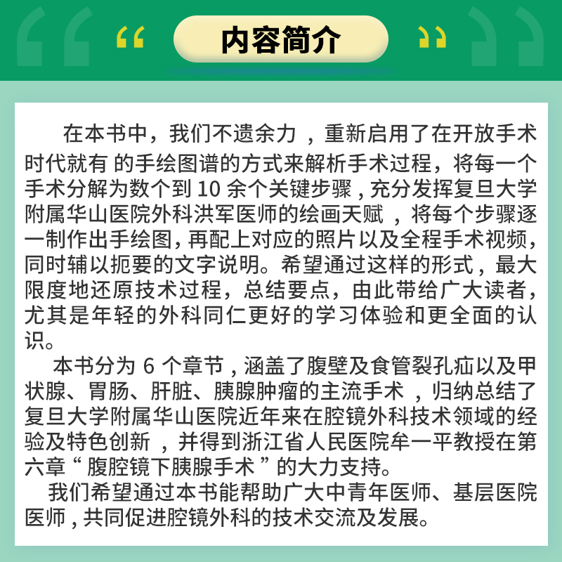音像微创外科手绘图解钦伦秀