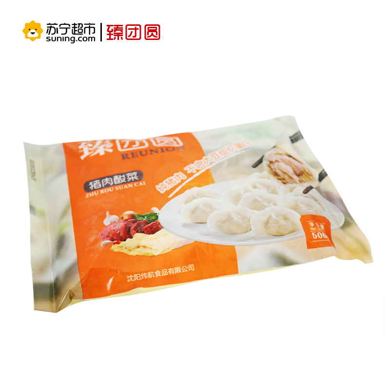 臻团圆猪肉酸菜水饺500g