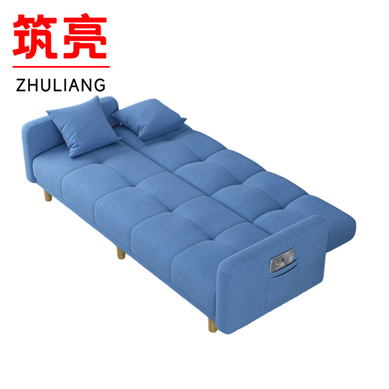 筑亮 折叠沙发床 L220 张高清大图