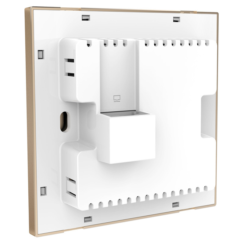 普联 TP-LINK AX1500双频千兆全屋WiFi6面板AP路由 POE供电AC管理 TL-XAP1502GI-PoE 薄款香槟金(方)易展版