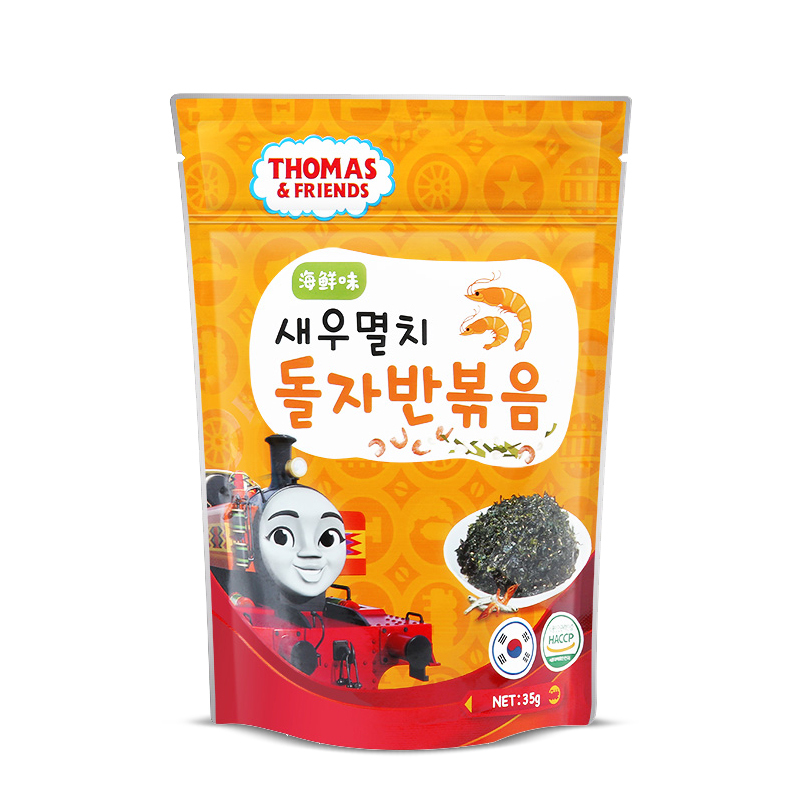 托马斯 宝宝零食小火车儿童零食 碎海苔(海鲜)35g 儿童零食点心
