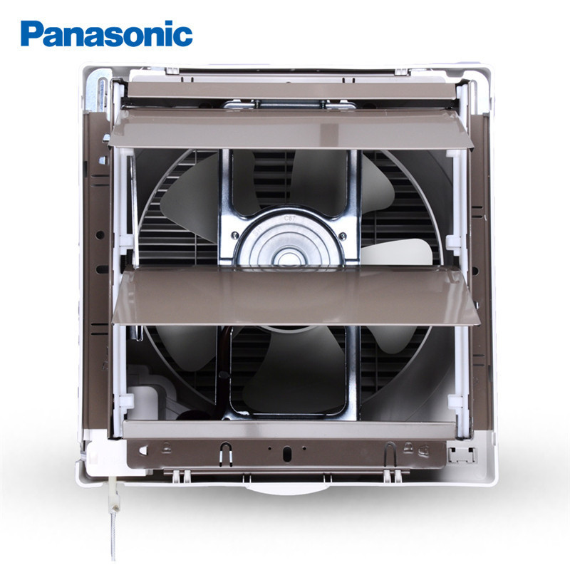 松下(Panasonic)12寸双向进排式方孔厨房排气扇换气扇进气扇百叶窗用扇大风量办公楼抽风扇FV-30VRL2高清大图
