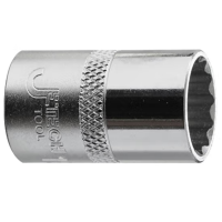 JETECH/捷科 1/2寸系列公制十二角镜面套筒 SKD1/2-12 12mm 1只
