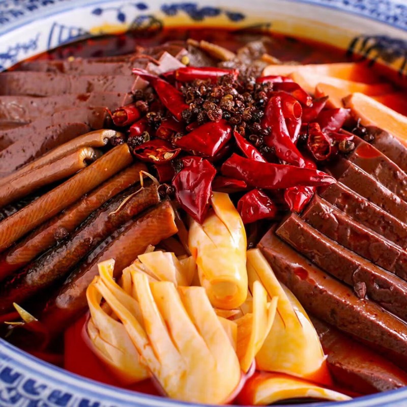 鸭血 盒装435g高清大图