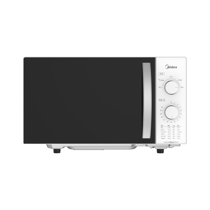 美的(Midea)快捷微波炉360°转盘加热旋钮操控五档火力3-5人用23L(M1-230E)高清大图