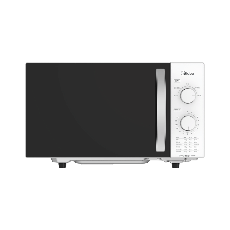 美的(Midea)快捷微波炉360°转盘加热旋钮操控五档火力3-5人用23L(M1-230E)图片