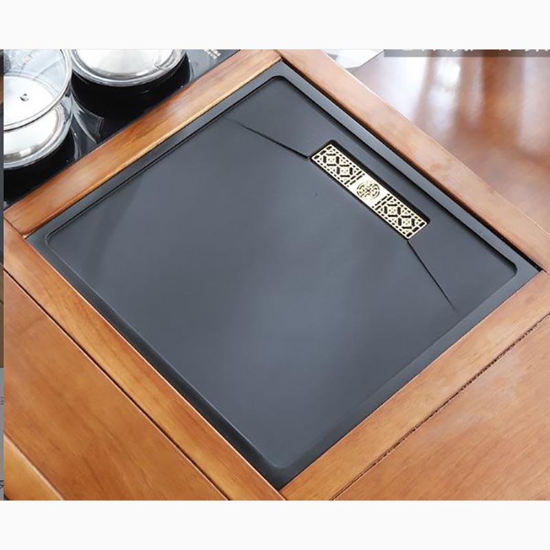方然桌面式乌金石茶盘日进斗金款79cm*34.5cm*2cm