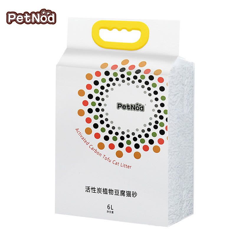 诺旦猫砂活性炭植物豆腐猫砂6L细颗粒猫砂发4袋(发货迅速)图片