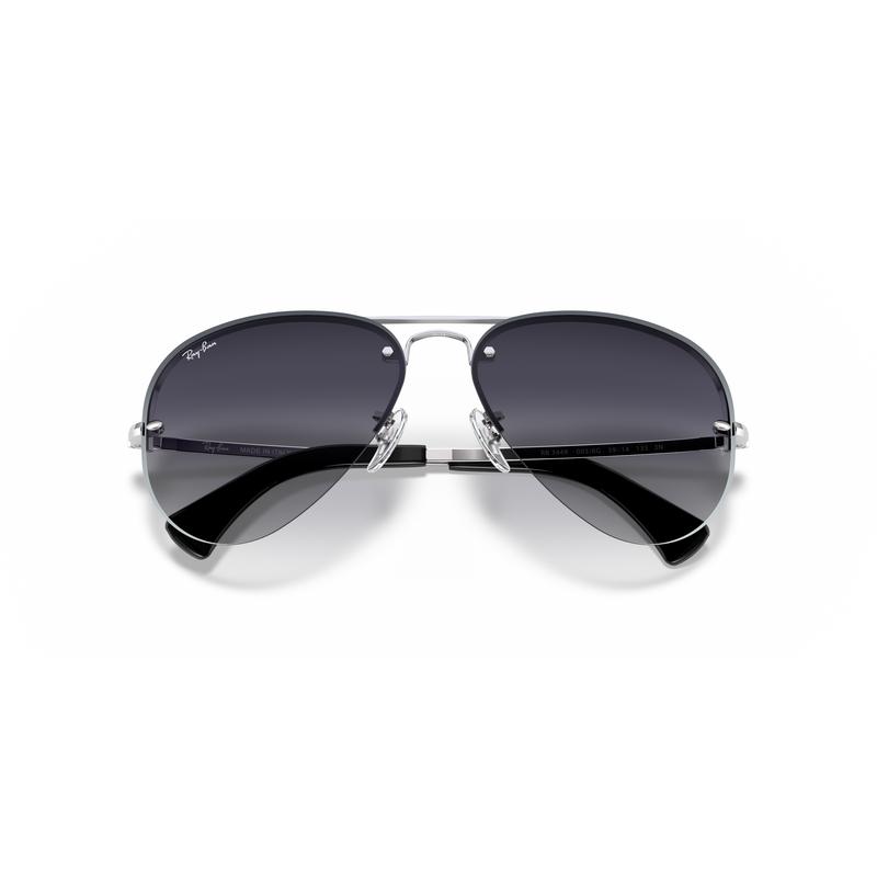 RayBan男士经典飞行员太阳镜 新款半框轻便时尚气质日常开车休闲墨镜高清大图