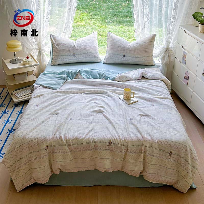 梓南北 夏被空调被四件套 ZNB/B13 套高清大图
