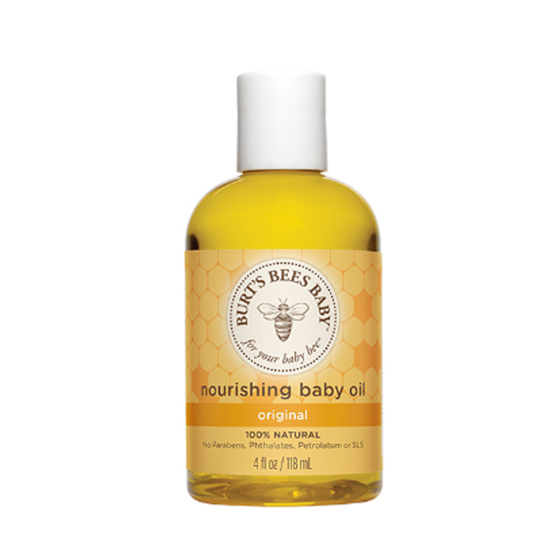 Burt’s Bees 小蜜蜂 宝宝天然婴童润肤滋养按摩油118ml高清大图