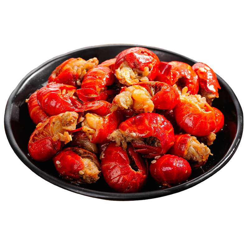 顺丰包邮大纵湖十三香麻辣香辣小龙虾虾尾虾球熟食加热即食200g袋虾肉