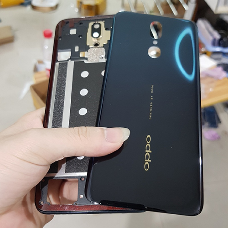 适用oppoa9手机外壳中框oppoa9x液晶中壳前屏框后盖电池盖后壳曜石黑