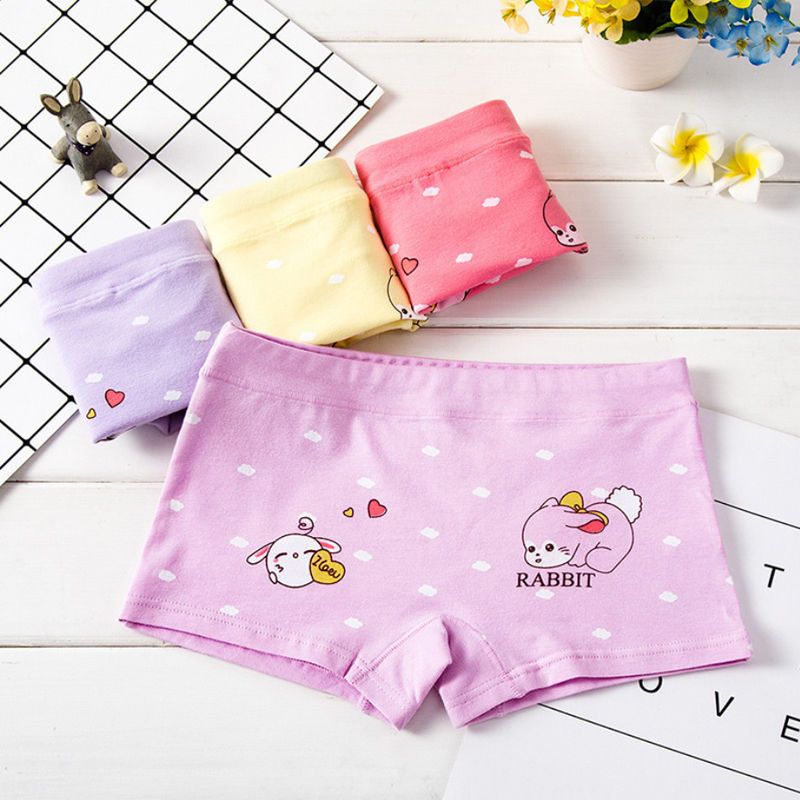 女童内裤棉平角裤儿童内裤女小中大童小学生五年级小女孩四角裤衫伊格