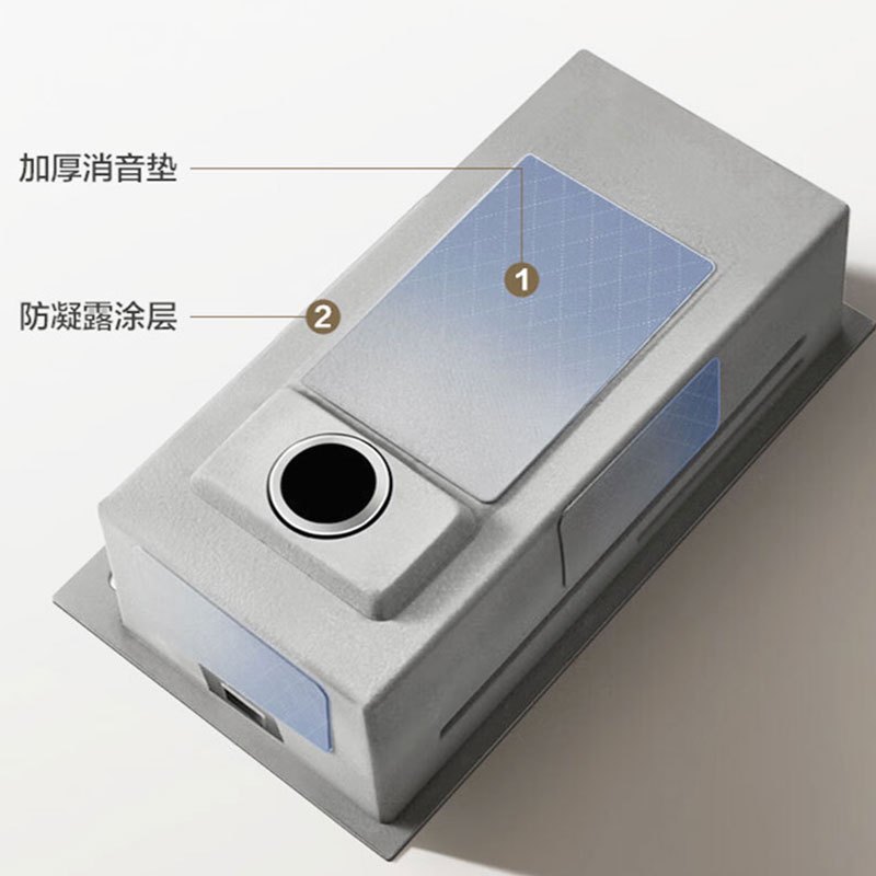 浪鲸(SSWW)水槽大单槽洗菜盆304不锈钢洗菜槽洗碗槽多功能蜂窝压纹水槽家用