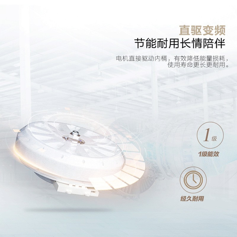 海尔(Haier) XQS100-BZ978 波轮洗衣机 双动力 直驱变频 防缠绕