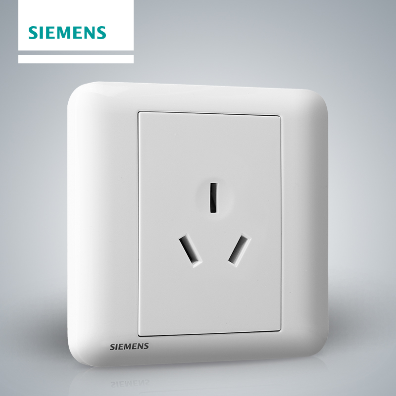 西门子(SIEMENS)开关插座 皓睿玉釉白系列16A三孔空调电源插座5UB01433NC01