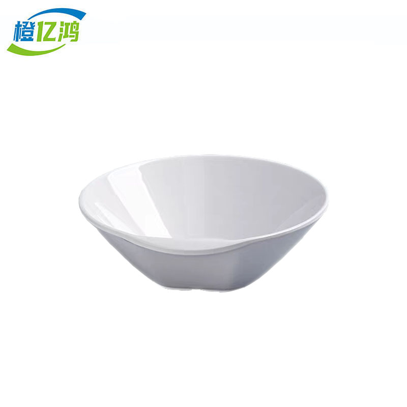 橙亿鸿 白色密胺餐碗 米饭碗 小汤碗 6英寸 个高清大图