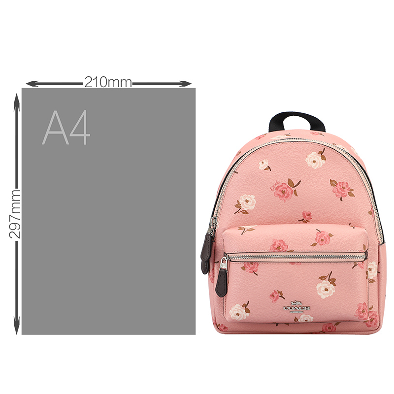 COACH 蔻驰 女双肩包 女士印花皮质双肩背包