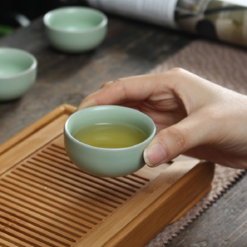 大润窑(DA RUN YAO)茶具 一鼎天下 汝窑5件套 灰色(单位:套)