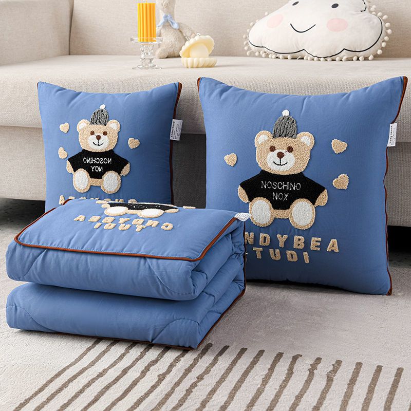 南极人抱枕被子两用卡通抱枕办公室学生宿舍车用午睡多功能抱枕被