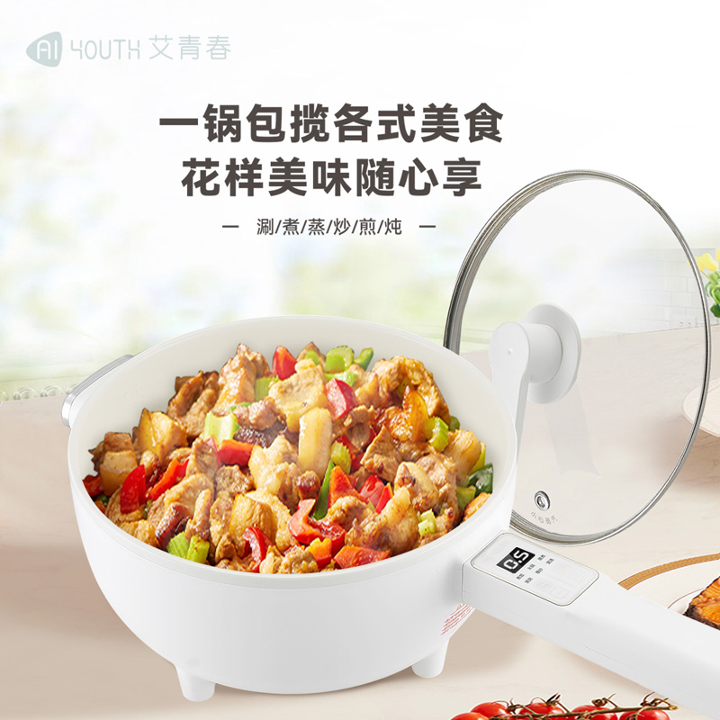 艾青春(AIYOUth)智能款多功能电炒锅 XL-8169 3L高清大图