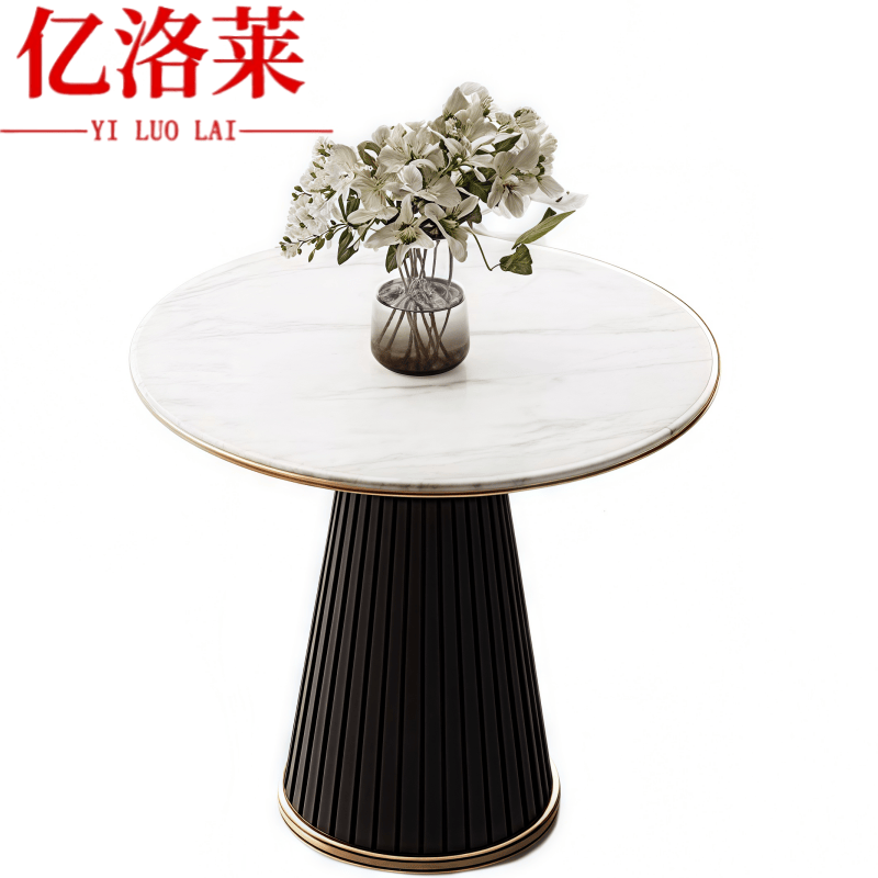 亿洛莱 圆茶几 60*60*75cm 张高清大图