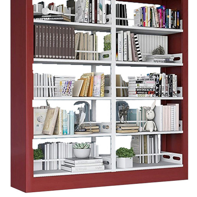 筑亮 书架 双面190*45cm红 台高清大图